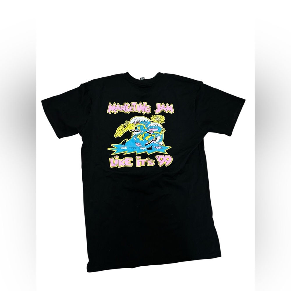 ✨Black and multi-coloured instacart Marketing Jam tee✨